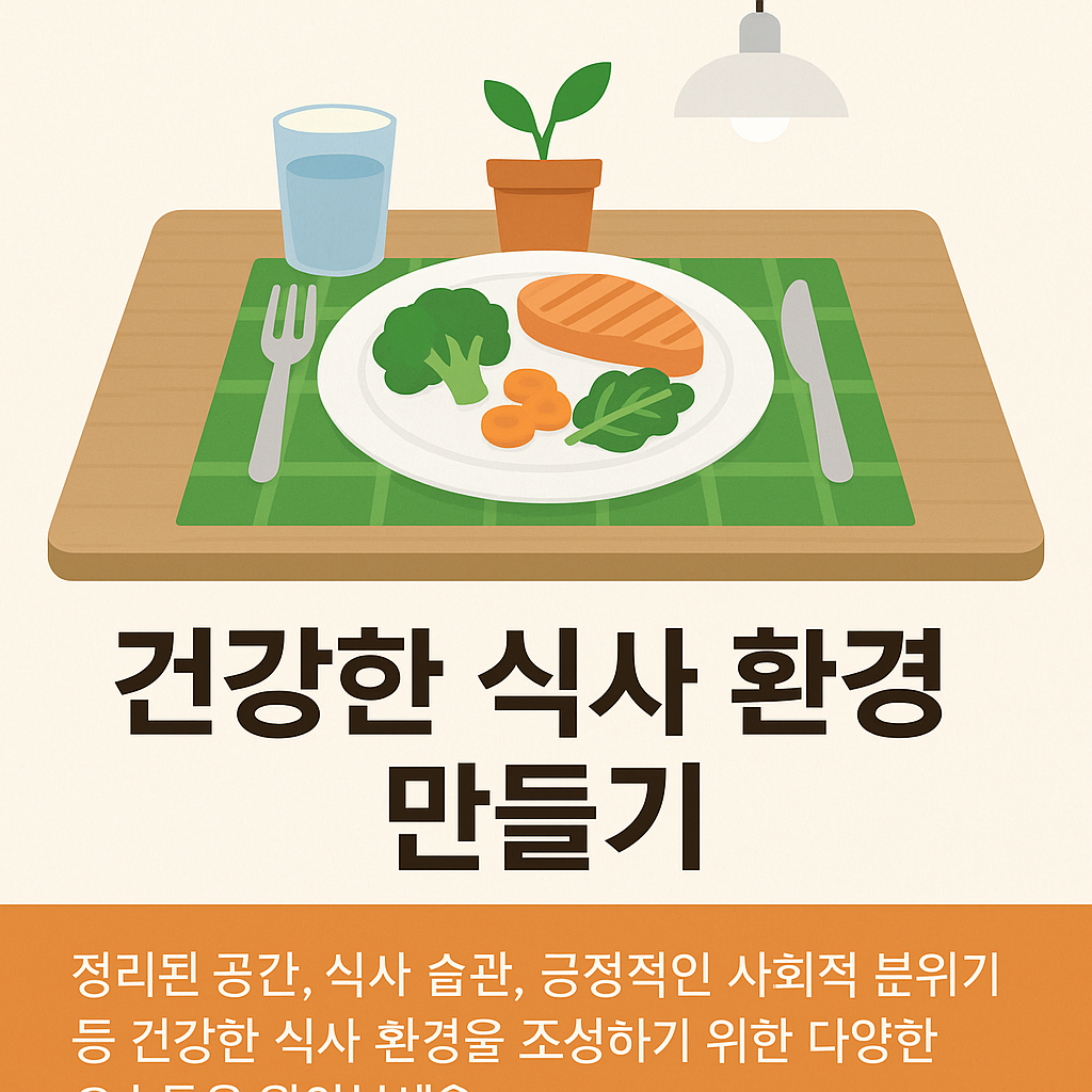 건강한 식사환경 만들기