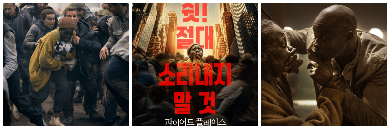 영화 콰이어트 플레이스 첫째 날 포토, 포스터