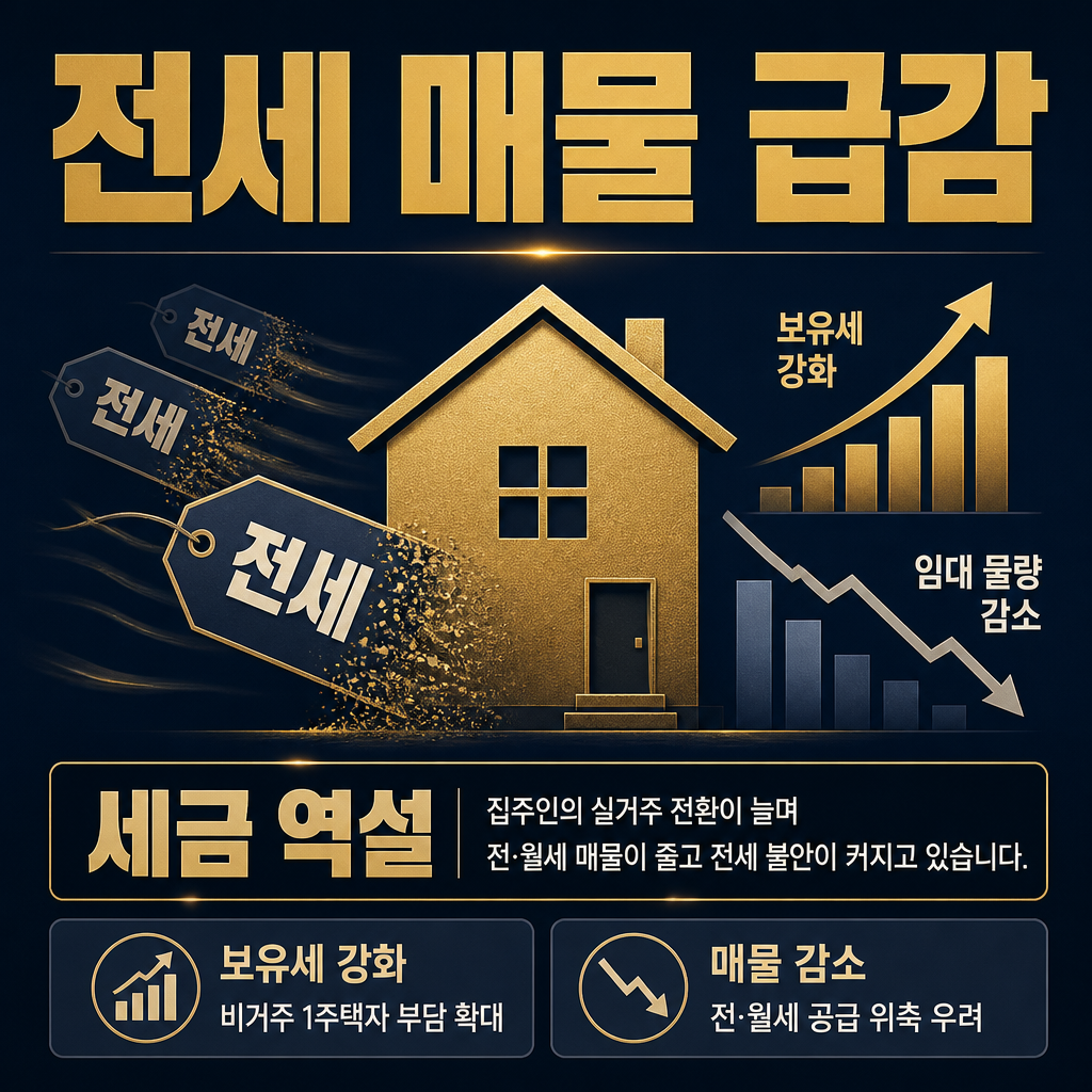 전세 매물 급감