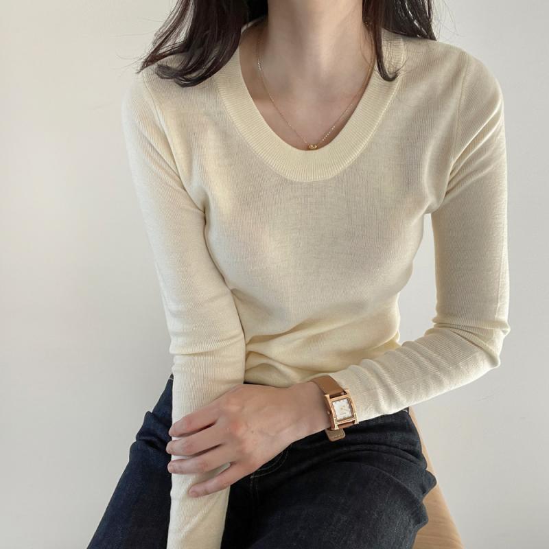 그레이시크 GC MADE 알로유넥니트 램캐시 비스코스혼방