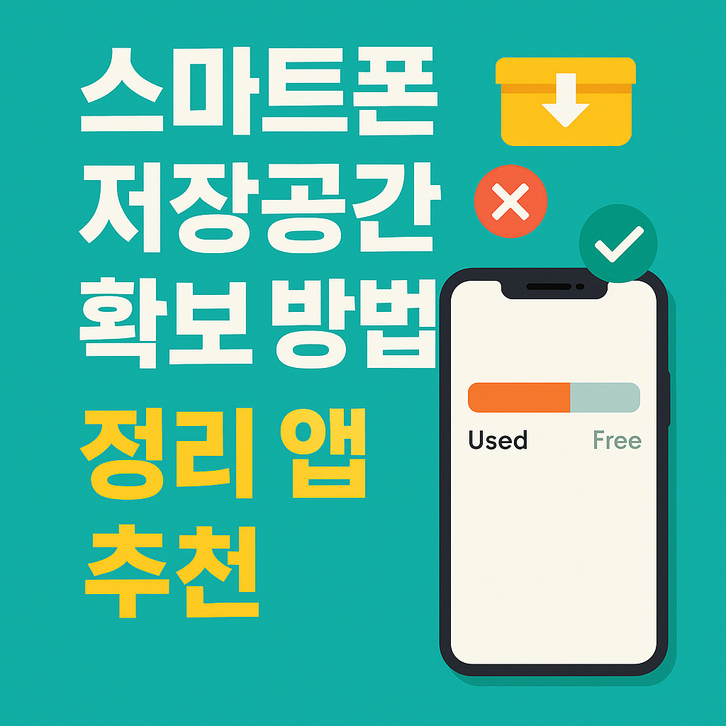 스마트폰 저장공간 확보 방법