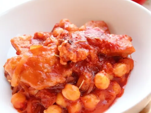 단백질이 풍부한 병아리콩