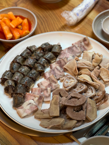 모듬순대메뉴