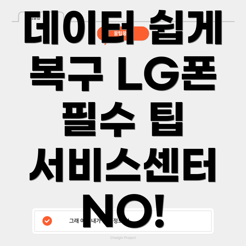 LG 데이터 복구