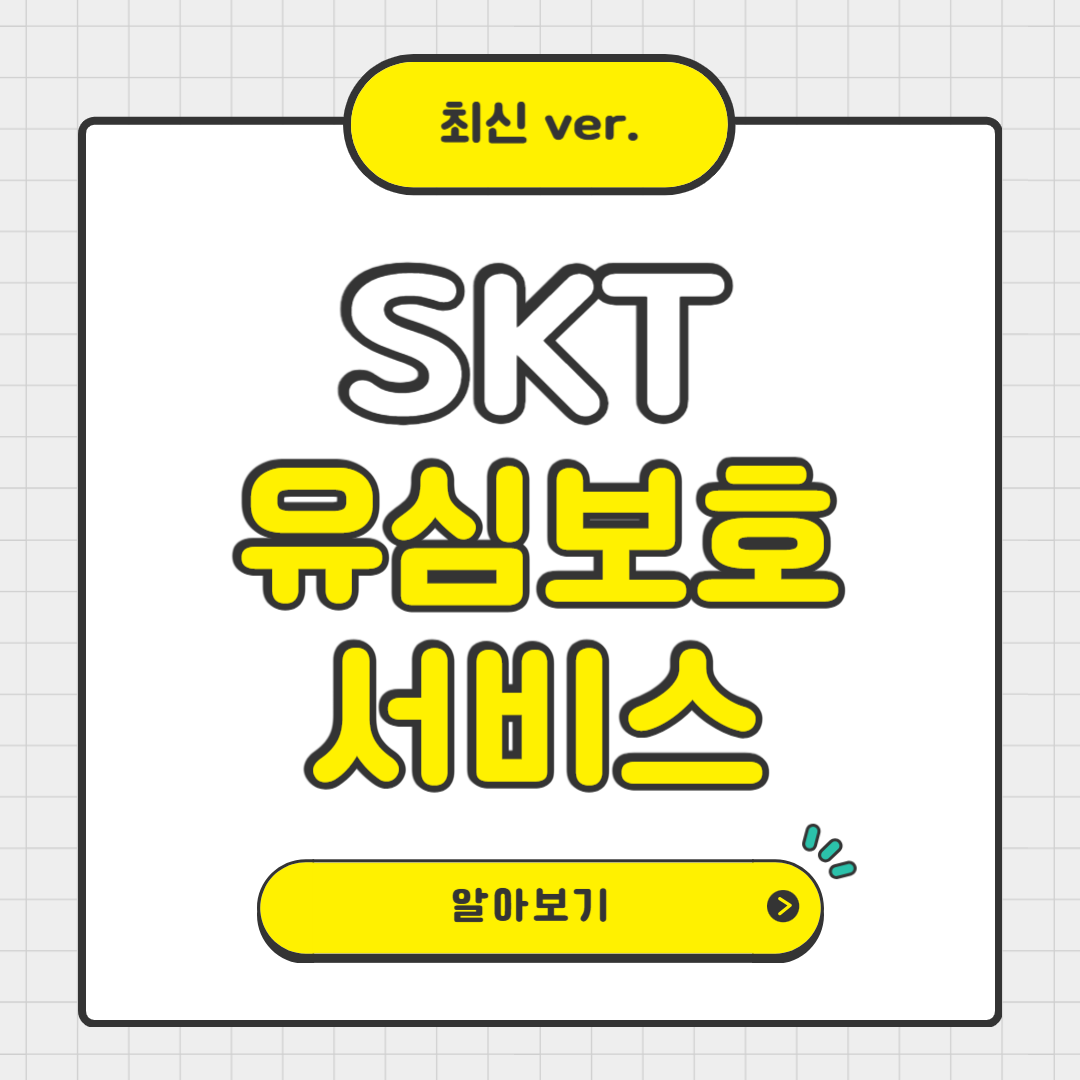 SKT 유심보호서비스 업그레이드 및 유심 재설정 방법