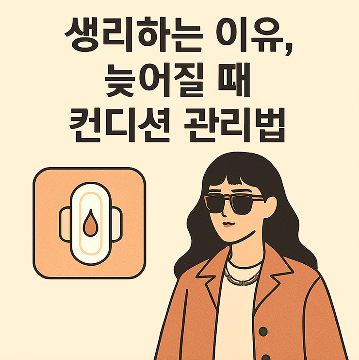 생리하는 이유, 늦어질 때 컨디션 관리법
