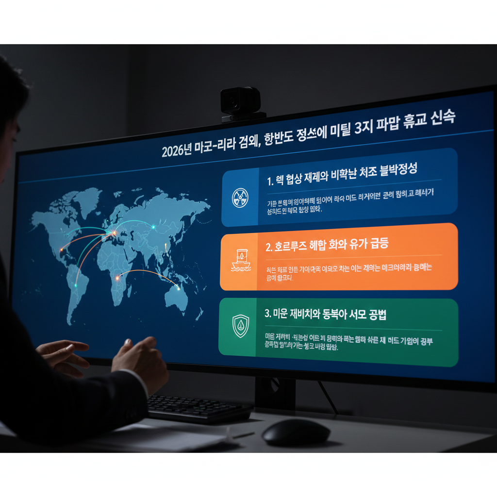 2026년 미국-이란 관계, 한반도 정세에 미칠 3가지 파급 효과 분석