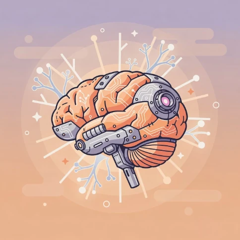 AI 대국 기능을 상징하는 뇌모양 이미지