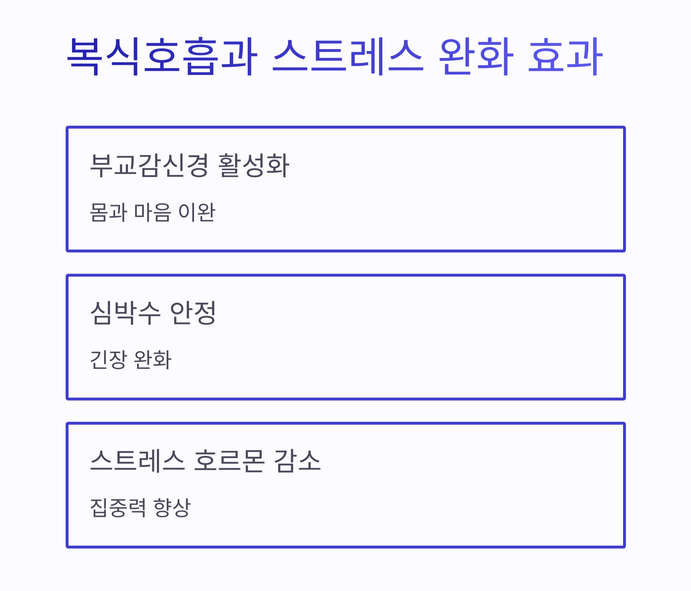 집중력 저하될 때, 3분 복식호흡으로 뇌를 깨우자