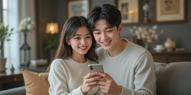 2025년 돼지띠 운세 스마트폰으로 확인