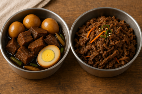 장조림,소불고기