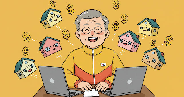 임대수입 있는 은퇴자 사진