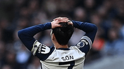 분노한 손흥민 토트넘 극적 무승부 견인