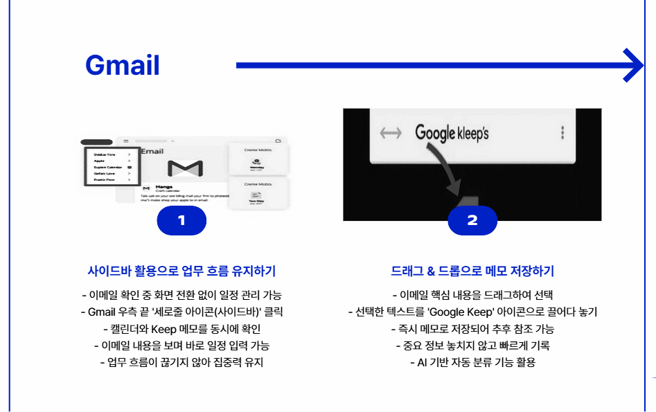 Gmail 사이드바 활용