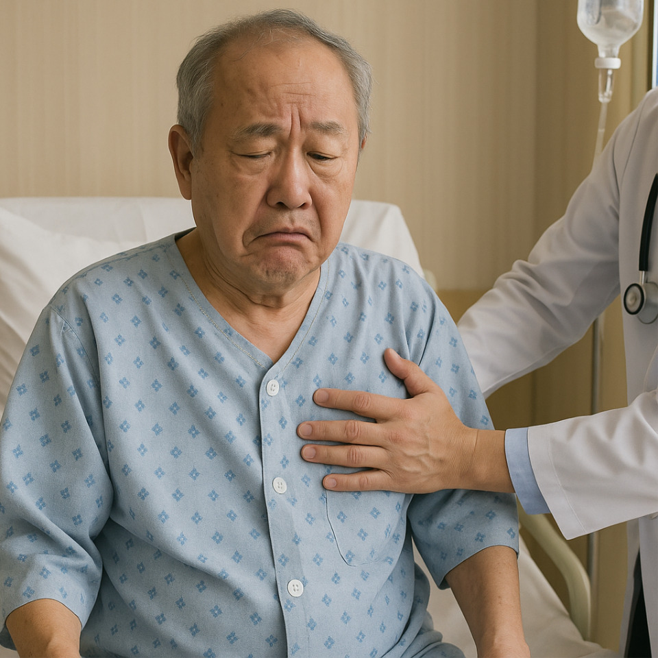 중풍 전조증상의 노인