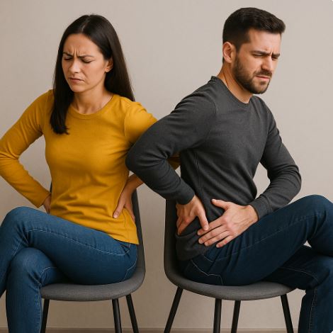 다리 꼬는 습관, 무심코 앉은 자세