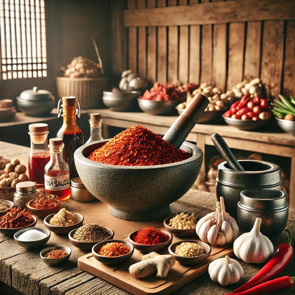 김장100kg양념 만들기