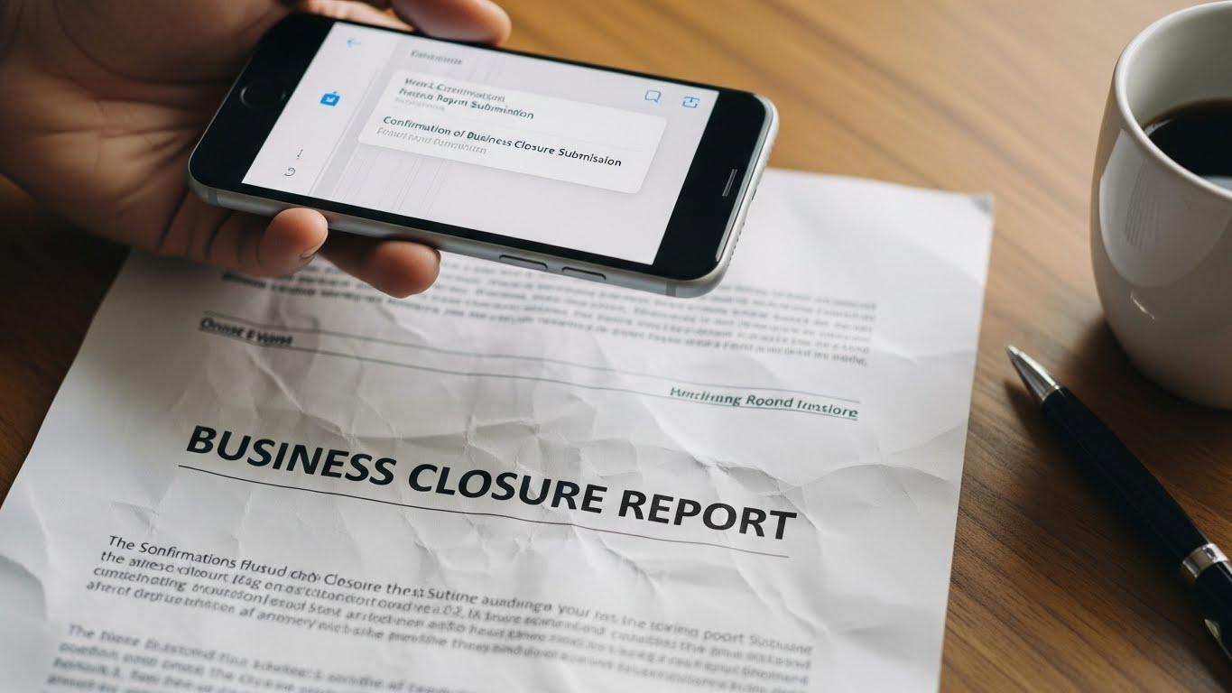 개인사업자 폐업신고 확인