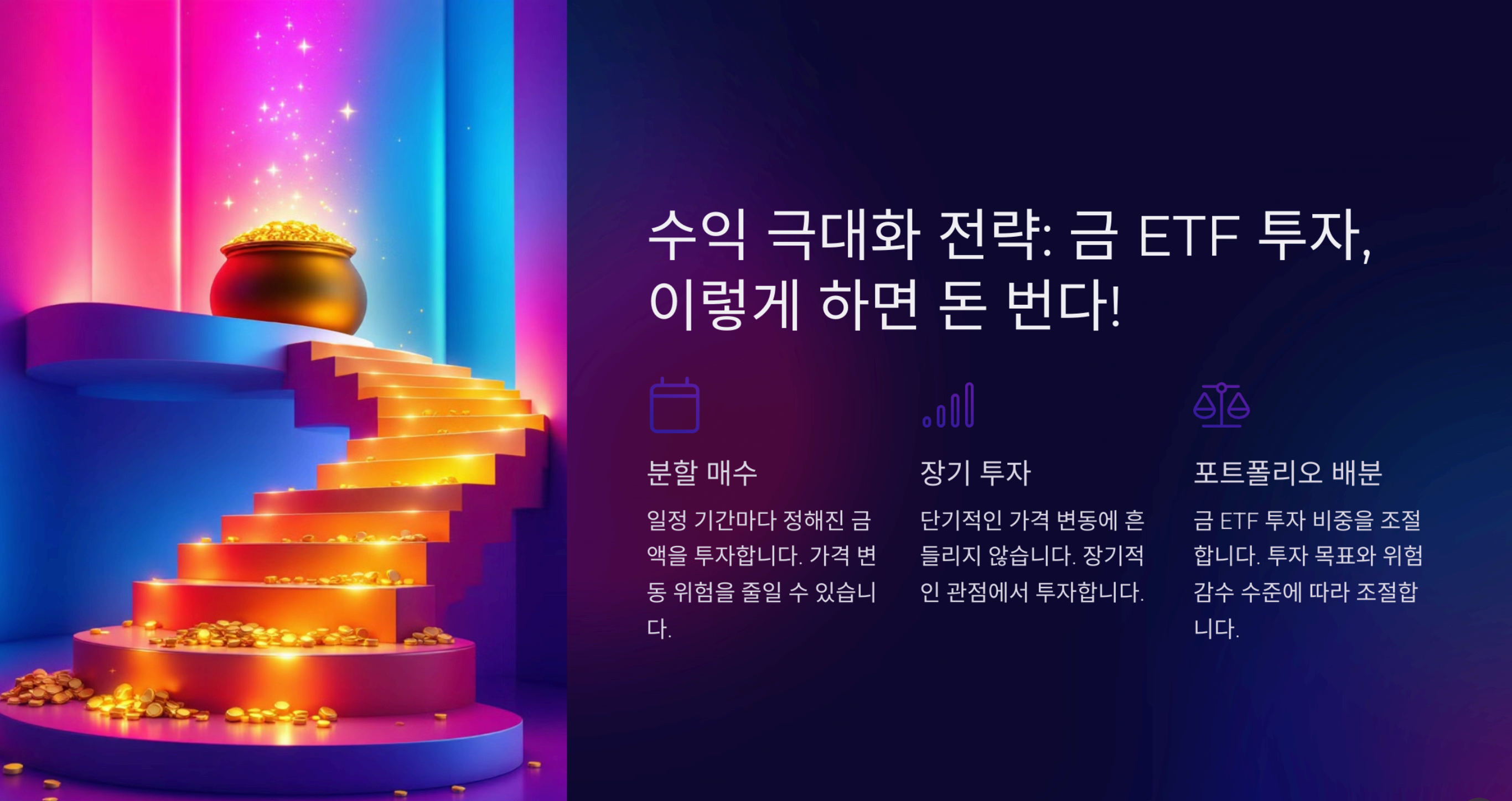 금 ETF 투자로 안정적인 수익을 얻는 방법