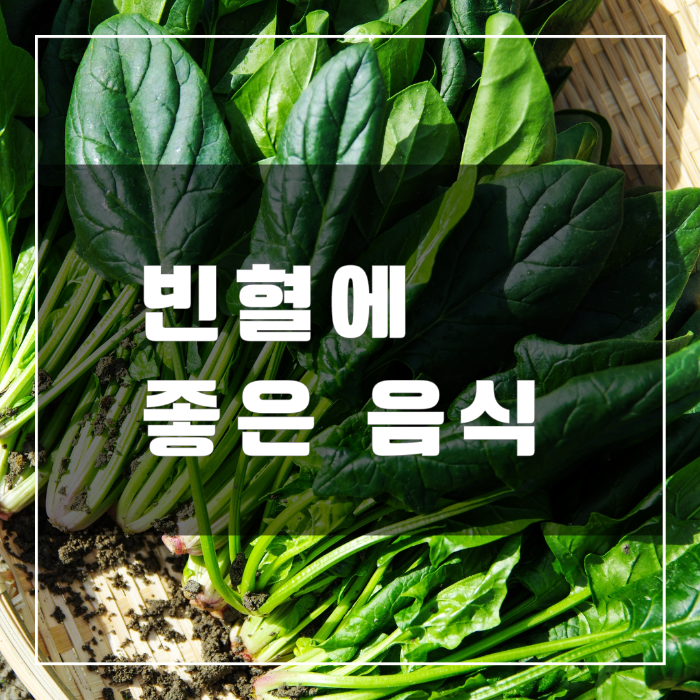 빈혈에 좋은 시금치