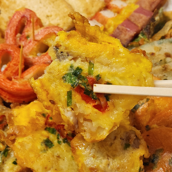 살이 많은 명태로 만든 명태전