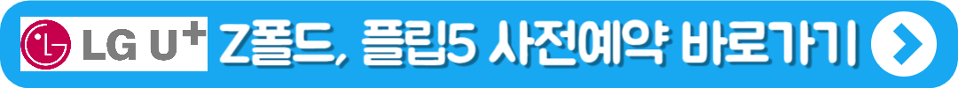 LG유플러스 갤럭시 Z 폴드, 플립5 사전예약 바로가기
