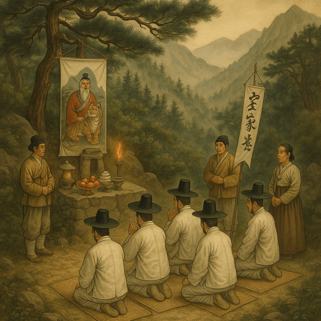 산간마을의 비밀스러운 산신제 이야기