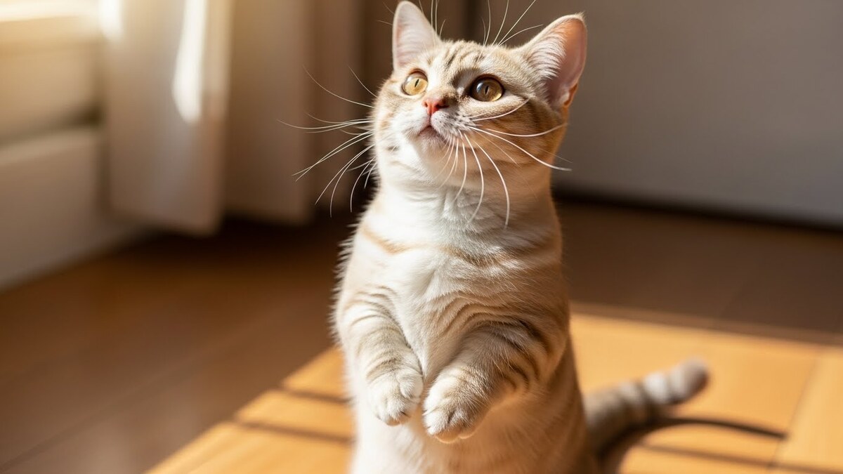 추운 계절 먼치킨 고양이 행동 신호, 이렇게 구분