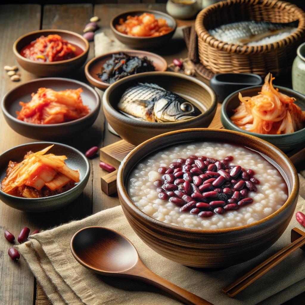 팥죽과 함께먹으면 반찬