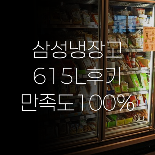 삼성 냉장고 615L 실제 사용 후기..