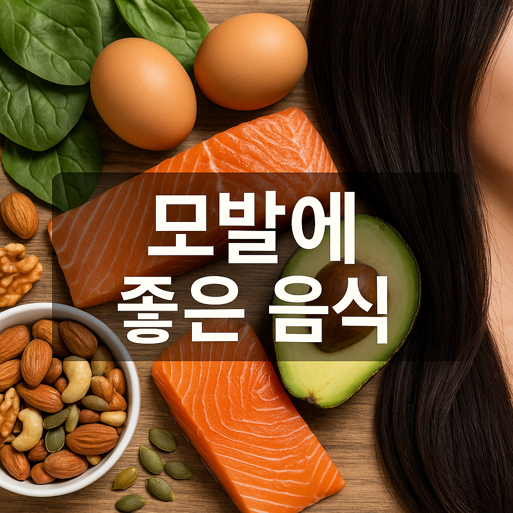 가늘고 약한 머리카락을 튼튼하게 모발에 좋은 영양 식품 베스트
