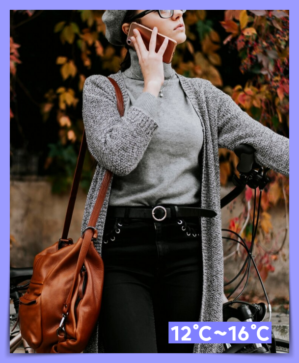 14도 여자 옷차림