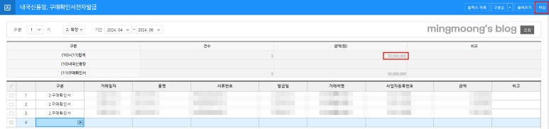 부가가치세 내국신용장 구매확인서