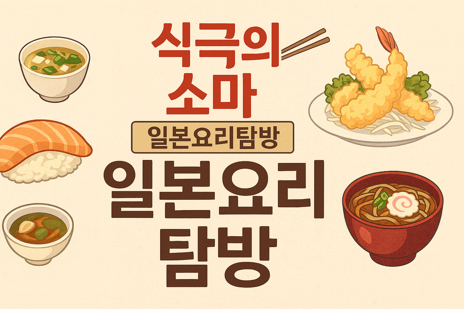 식극의 소마 속 일본요리 탐방 (일본,요리문화,애니)