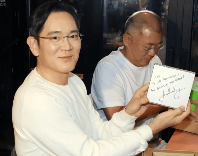  엔비디아 젠슨 황 이재용 정의선 깐부치킨 치맥 회동 출처 :서울일보 