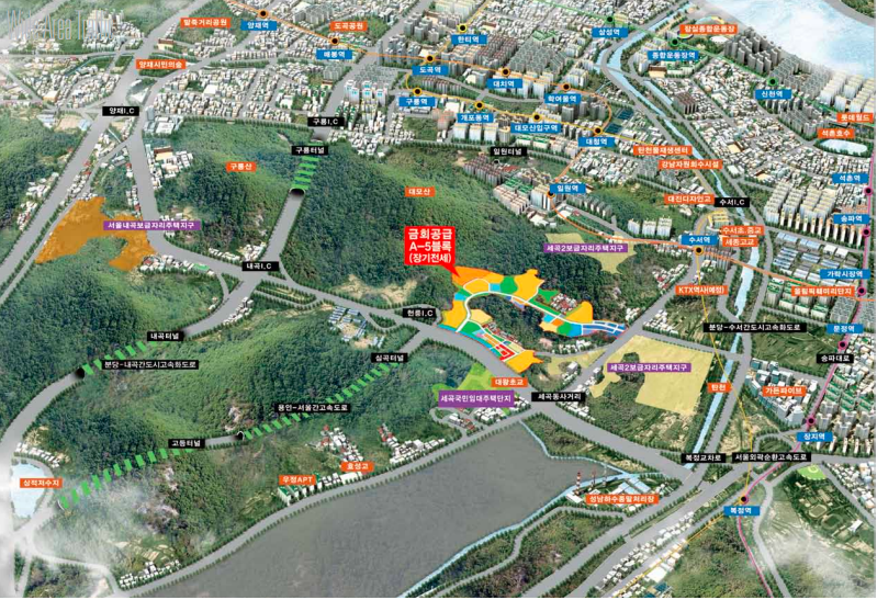 서울 강남 5블록 위치