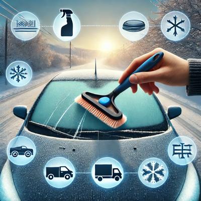 겨울철 차량 성에 제거 완벽 가이드: 6가지 효과적인 방법과 주의사항
