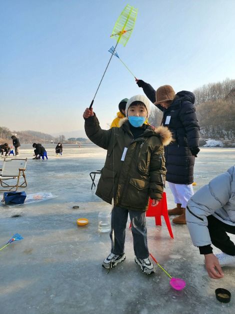 안성 동막골 빙어축제