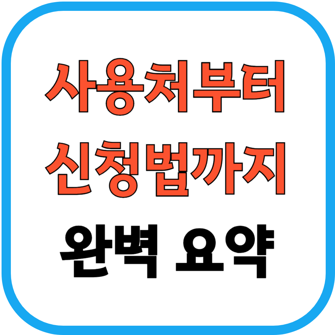 민생회복 소비쿠폰 총정리