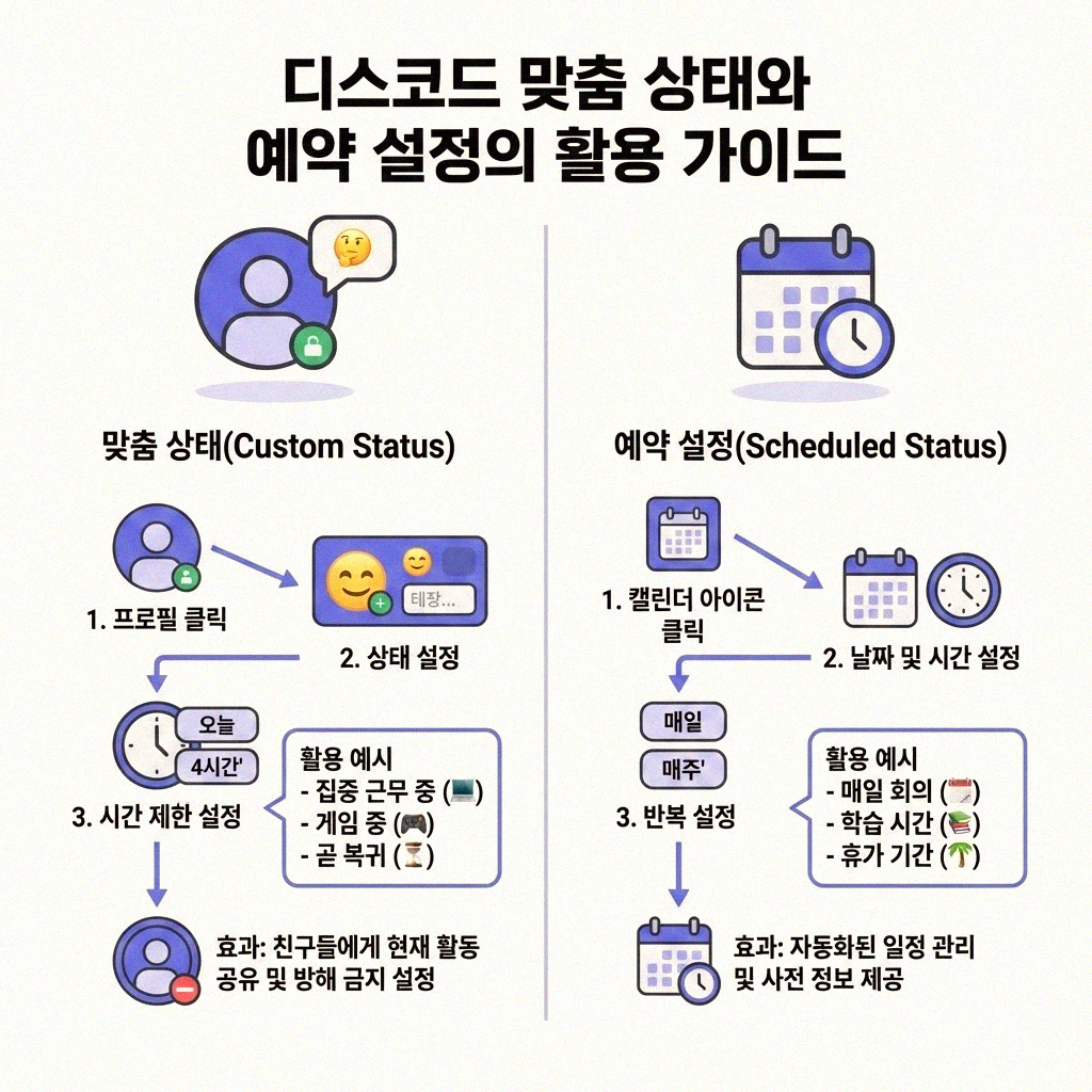디스코드 온라인 상태 이걸로 딱! 간단하게 바꿔보세요