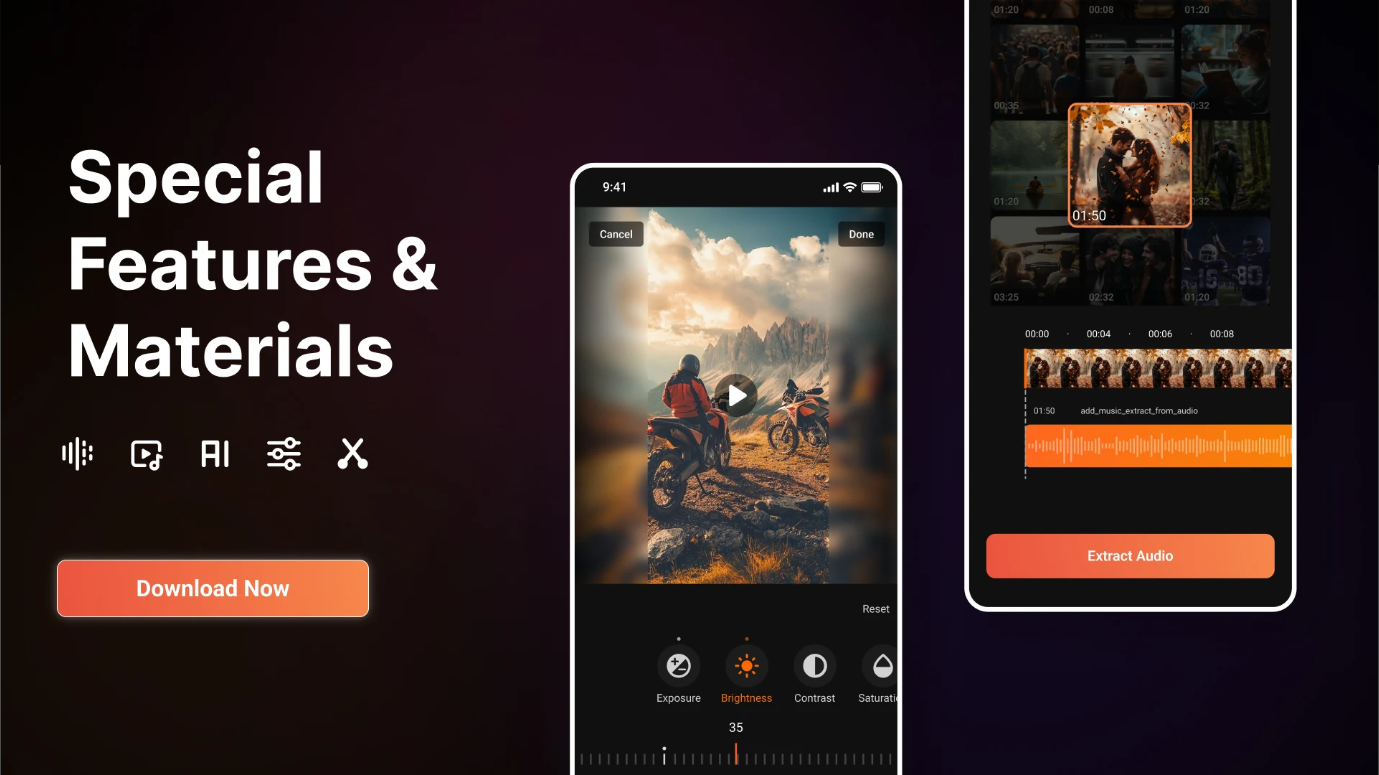 뮤직 비디오 메이커 앱, 비디오에 음악 추가 하기