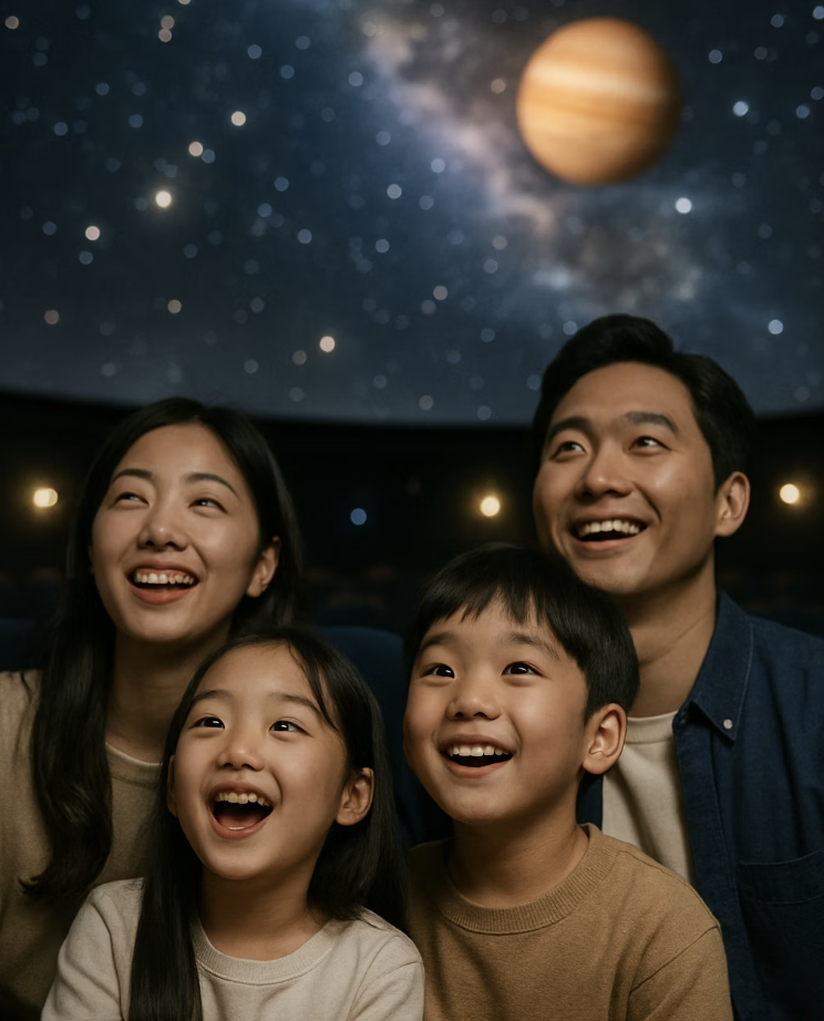 플라네타리움, 돔 스크린에 쏟아지는 밤하늘의 감동