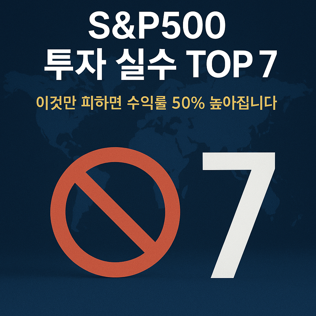 투자실수 7개 하지않는 안내 글
