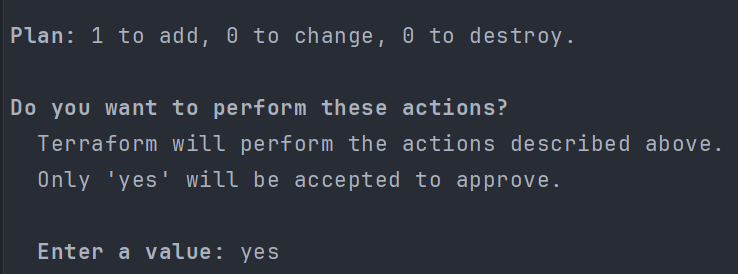 yes 입력하라고!