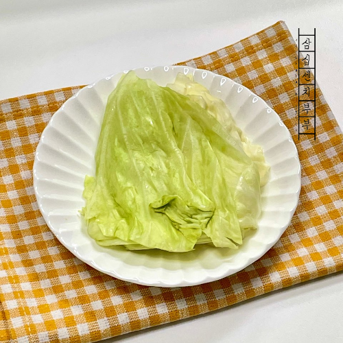 전자레인지양배추찜