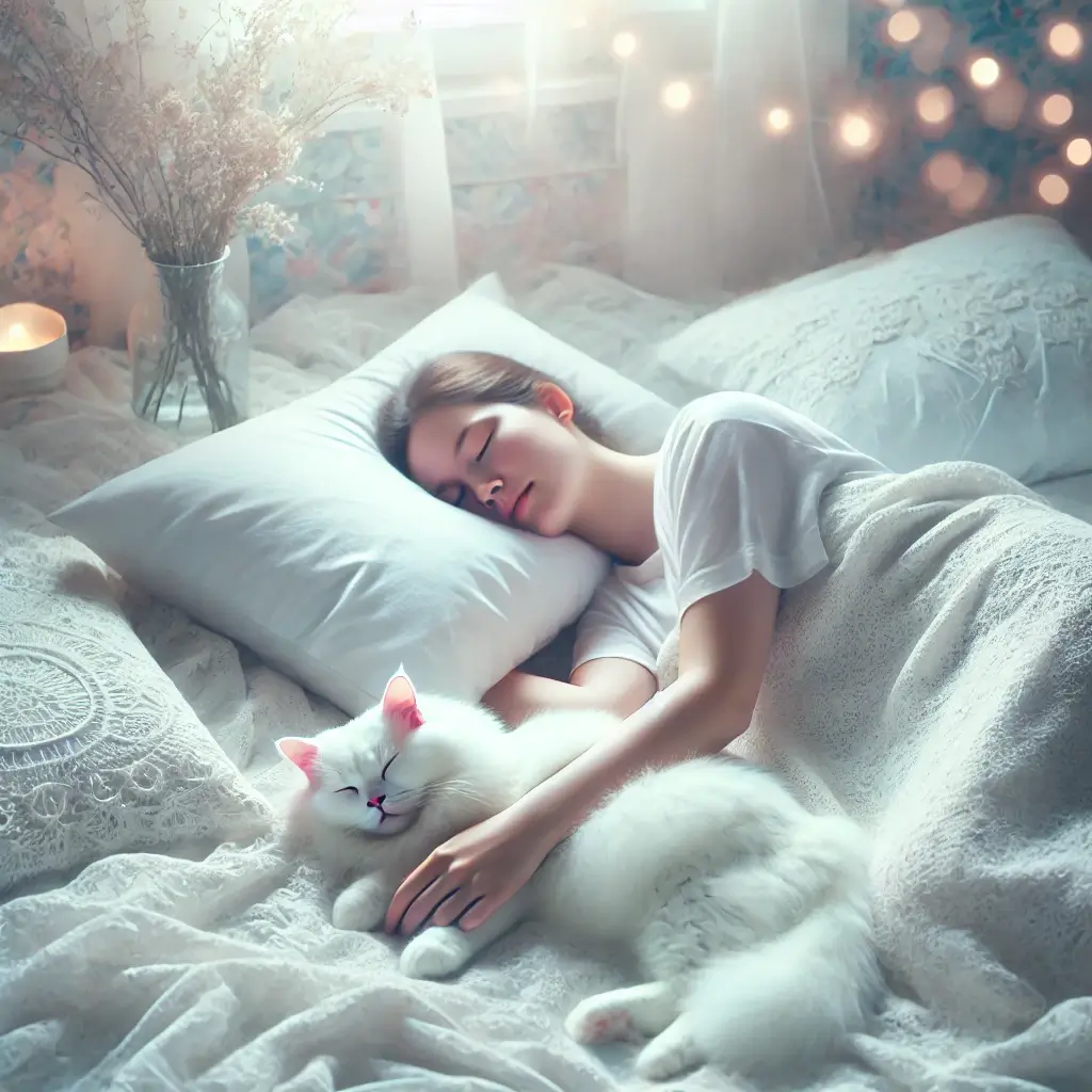 흰 고양이 꿈 해몽