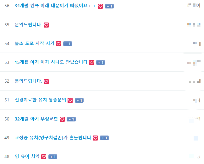 우식증 질문답변