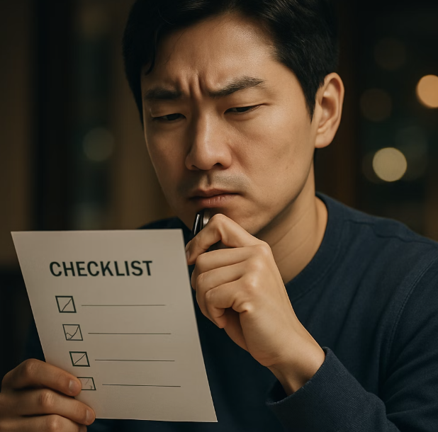 후회 없는 선택을 위한 마지막 점검