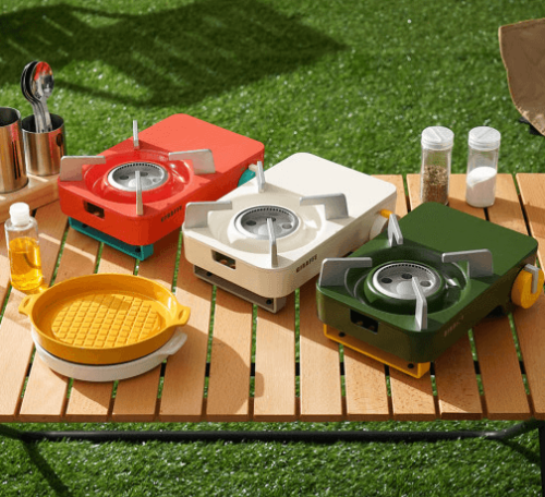 캠핑 준비물 지라프 미니스토브 버너 사진 이미지입니다.