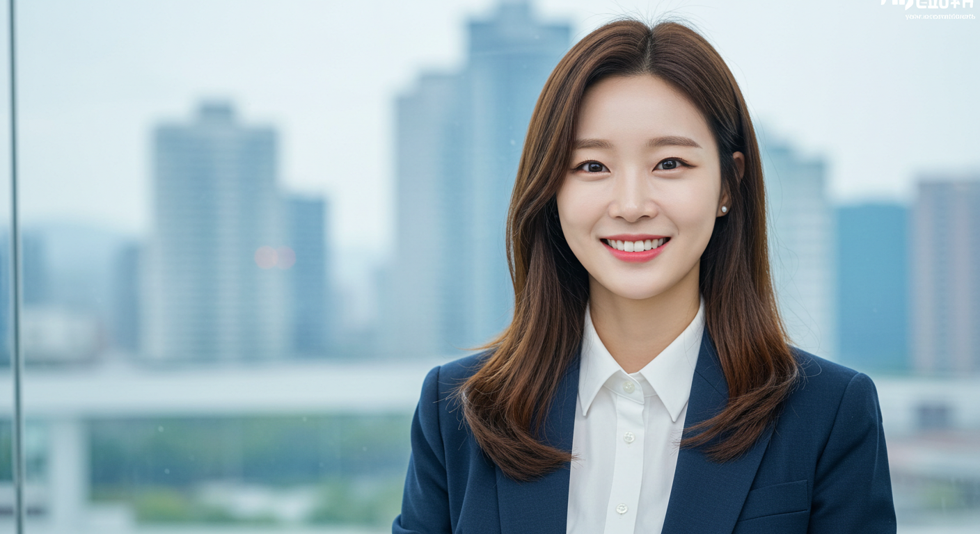 전세 보증금 정부 지원을 받아 거주하고 있는 아파트에서 웃고있는 여성 이미지